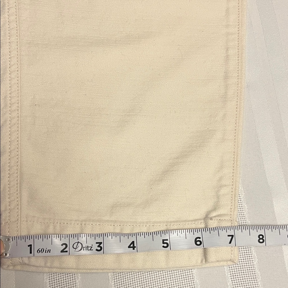 J.Crew Women's Cream Cotton Pants Size 4 NWOT - Picture 8 of 11